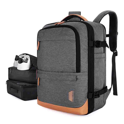 BAGSMART Travel Backpack Men 4PCS Multi-Function Luggage Lightweight Waterproof Laptop Bagpacks Cabin Backpack With Shoes Pocket