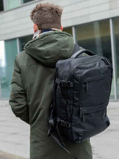 BAGSMART Travel Backpack Men 4PCS Multi-Function Luggage Lightweight Waterproof Laptop Bagpacks Cabin Backpack With Shoes Pocket