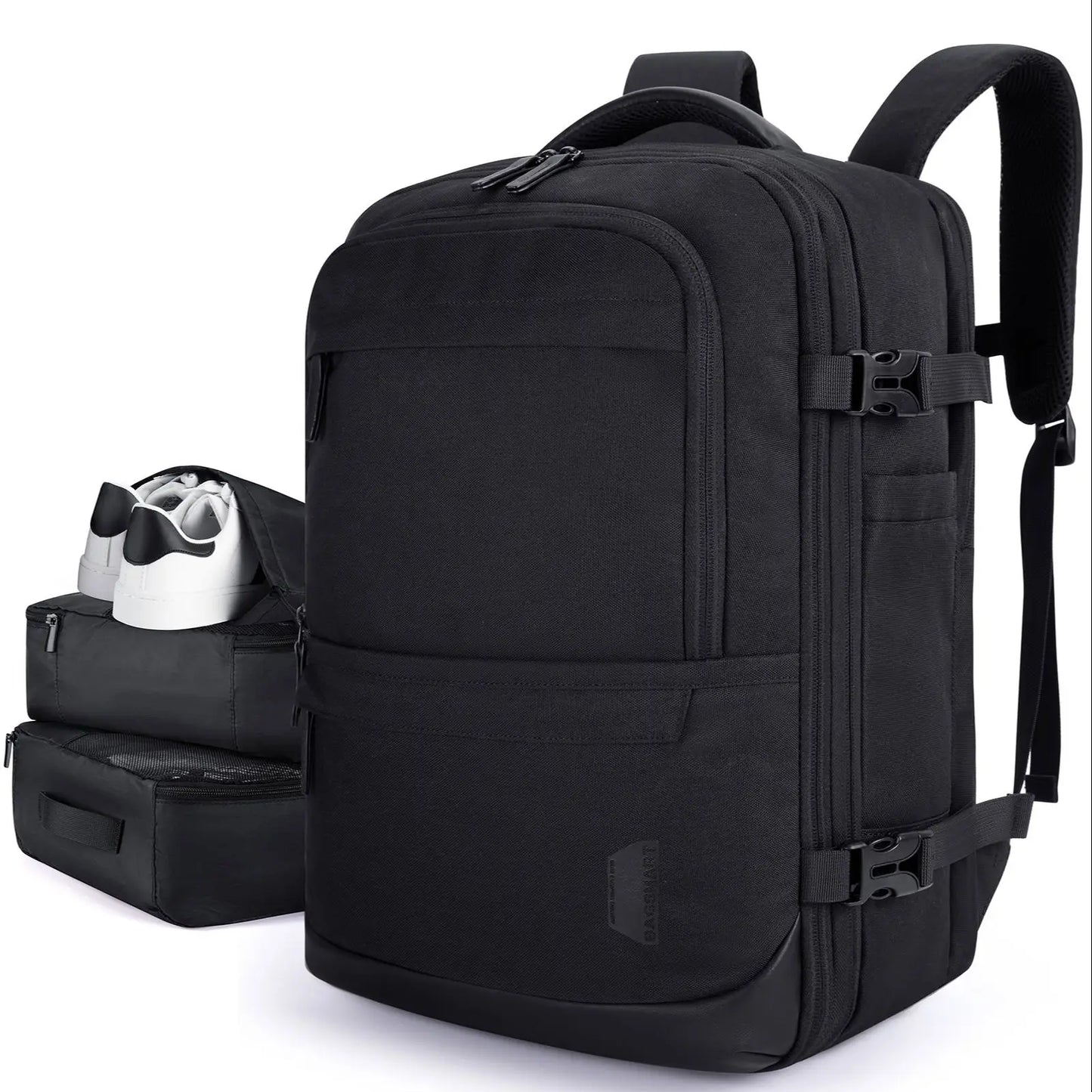 BAGSMART Travel Backpack Men 4PCS Multi-Function Luggage Lightweight Waterproof Laptop Bagpacks Cabin Backpack With Shoes Pocket
