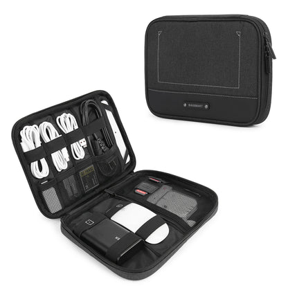 BAGSMART Travel Cable Storage Multi-Function Digital Storage Bag Business Gadget Organizer Digital Pouch Ipad Earphone Charge
