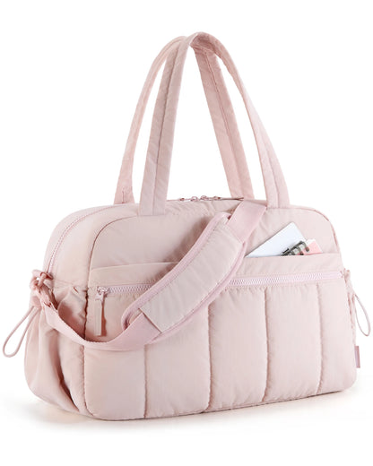 BAGSMART Travel Duffel Bag Gym Bag for Women with Wet Pocket Carry on Weekender Bags for Women Waterproof Workout Bag Sports