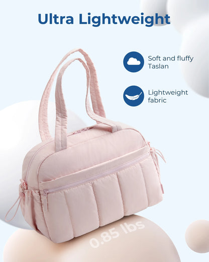 BAGSMART Travel Duffel Bag Gym Bag for Women with Wet Pocket Carry on Weekender Bags for Women Waterproof Workout Bag Sports