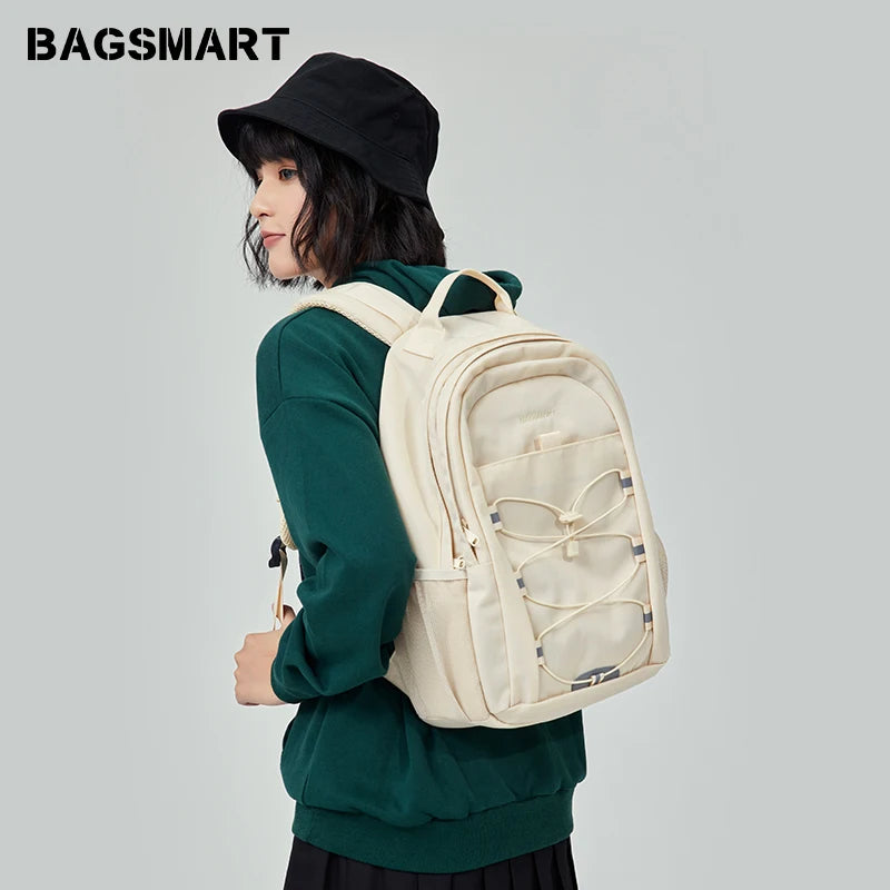 BAGSMART Waterproof Schoolbag for Girl Teenage Bookbag Rucksack Fashion Girl Backpack Women Shoulder Bag School College Mochila
