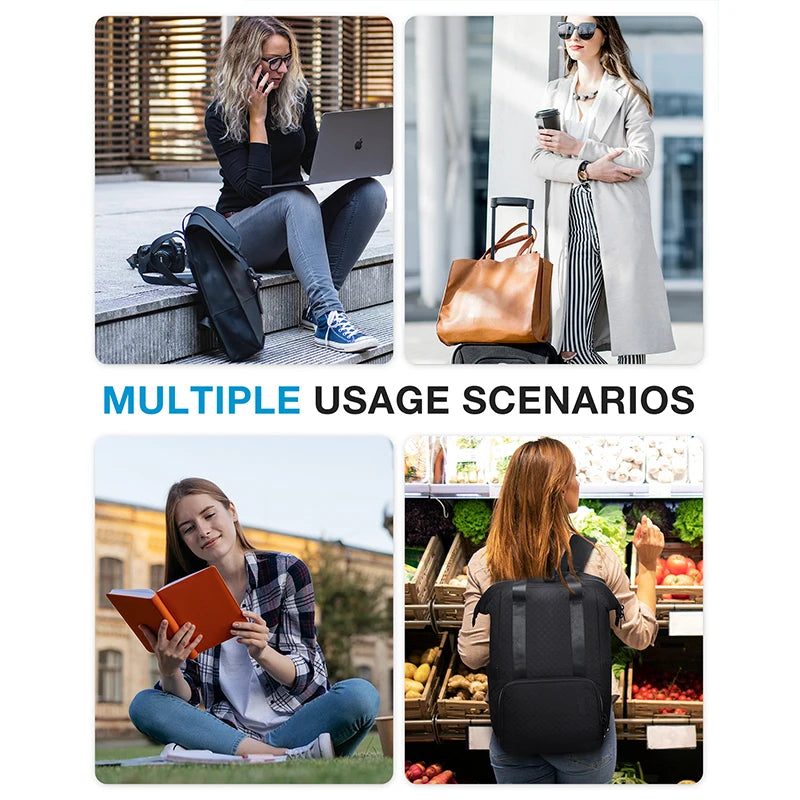BAGSMART Women Thermal Backpack for Men Traveling Backpacks for Food Organizer Insulated Cool Backpack for Picnic Meal Bag