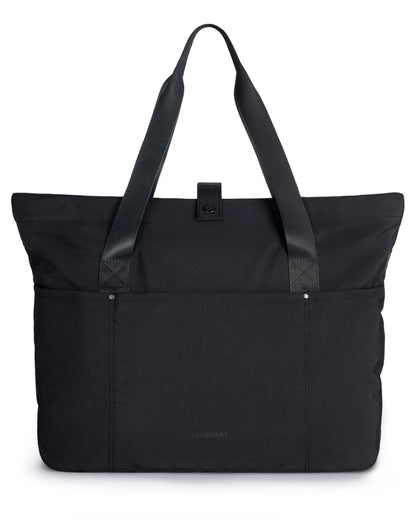 BAGSMART Women Tote Bag 20L Waterproof Folding Travel Bag With Zipper Shoulder Bag Handbag for Travel Work School
