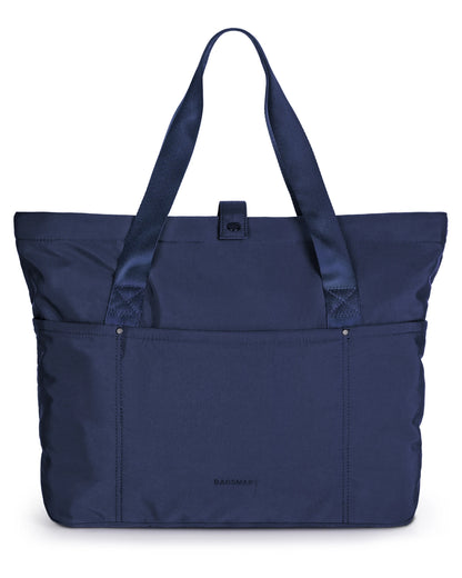 BAGSMART Women Tote Bag 20L Waterproof Folding Travel Bag With Zipper Shoulder Bag Handbag for Travel Work School