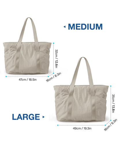 BAGSMART Women Tote Bag University Laptop Travel Tote diaper Gym Tote Yoga Bag with Yoga Mat Buckle for Sports College Work