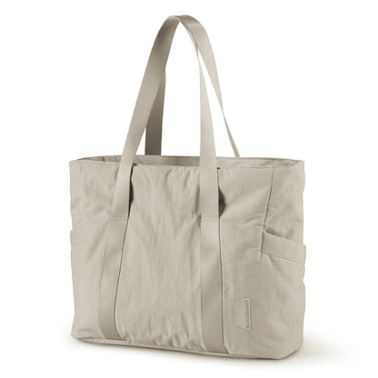 BAGSMART Women Tote Bag University Large Shoulder Bag Nylon Handle Handbag Casual Women Handbag Big Carry Shopper Bag