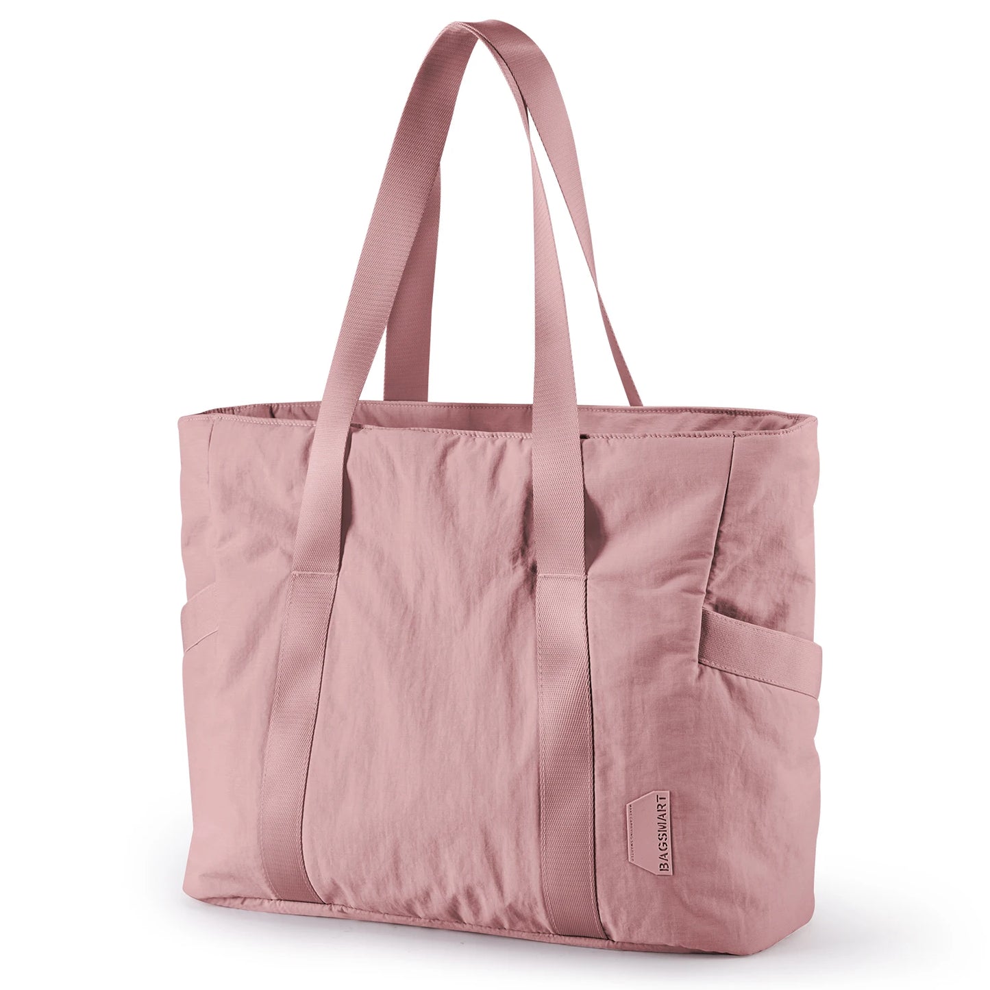 BAGSMART Women Tote Bag University Large Shoulder Bag Nylon Handle Handbag Casual Women Handbag Big Carry Shopper Bag