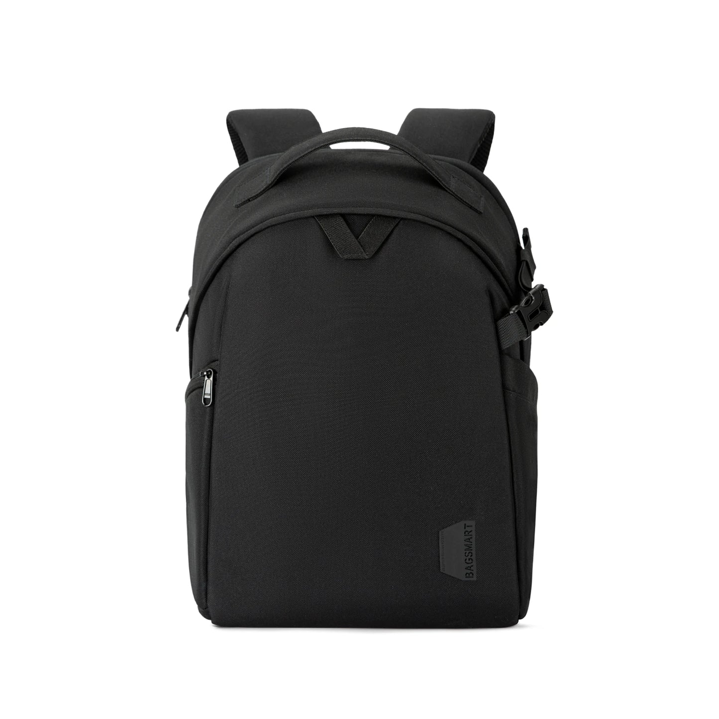 BAGSMART Women's Camera Backpack for Clothes Photographer Bag Laptop Backpacks With Rain Cover Tripod Catch Straps for SLR DSLR