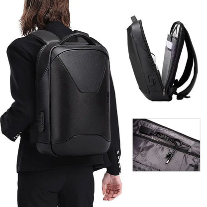 BANGE 15.6 Inch Men Anti Theft Waterproof Laptop Backpack  Daily Work Business Backpack School back pack mochila for Male