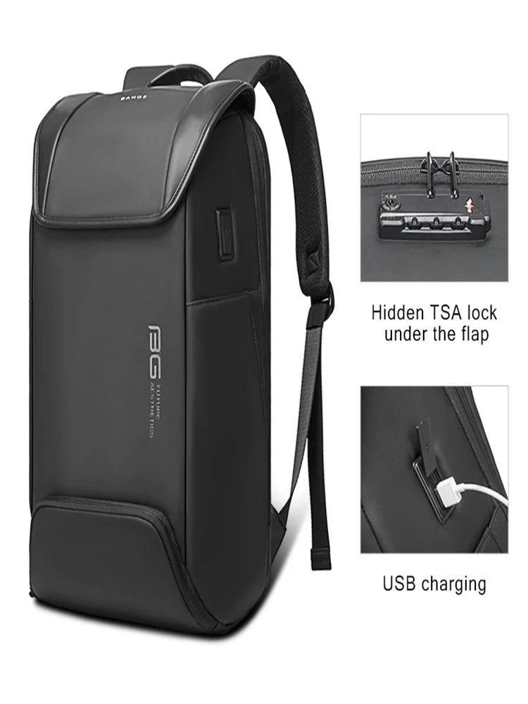 BANGE 15.6 Laptop Backpacks Multifunctional with WaterProof Big Capacity Daily Work Business Backpack Back Pack Mochila
