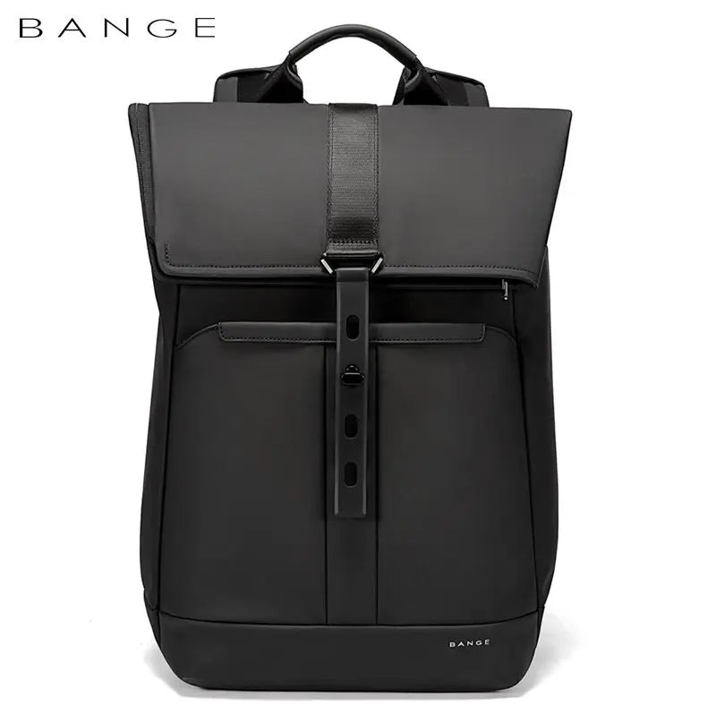 BANGE 15.6 inch laptop cabin backpack Men waterproof multi compartment travel bag Black backpack suitable for men and women