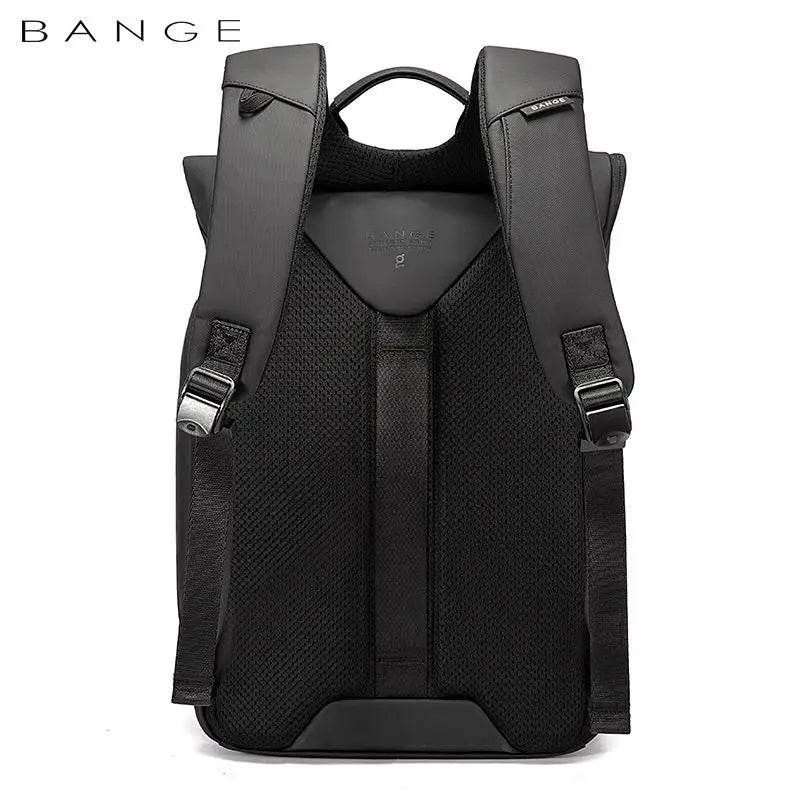 BANGE 15.6 inch laptop cabin backpack Men waterproof multi compartment travel bag Black backpack suitable for men and women