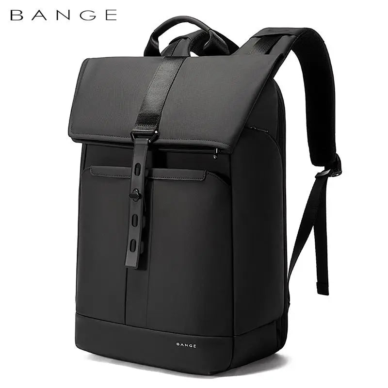 BANGE 15.6 inch laptop cabin backpack Men waterproof multi compartment travel bag Black backpack suitable for men and women
