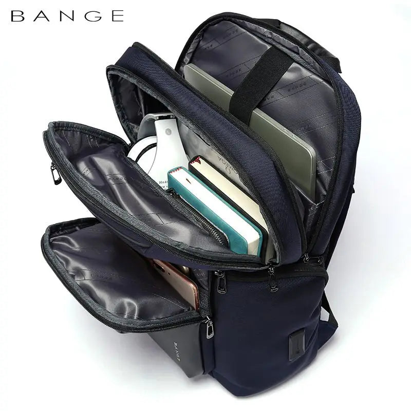 BANGE  15.6 inch mochila Large Capacity Anti Theft Laptop Backpack Bags Waterproof Men's Backpack Travel Male Bag For Teenager
