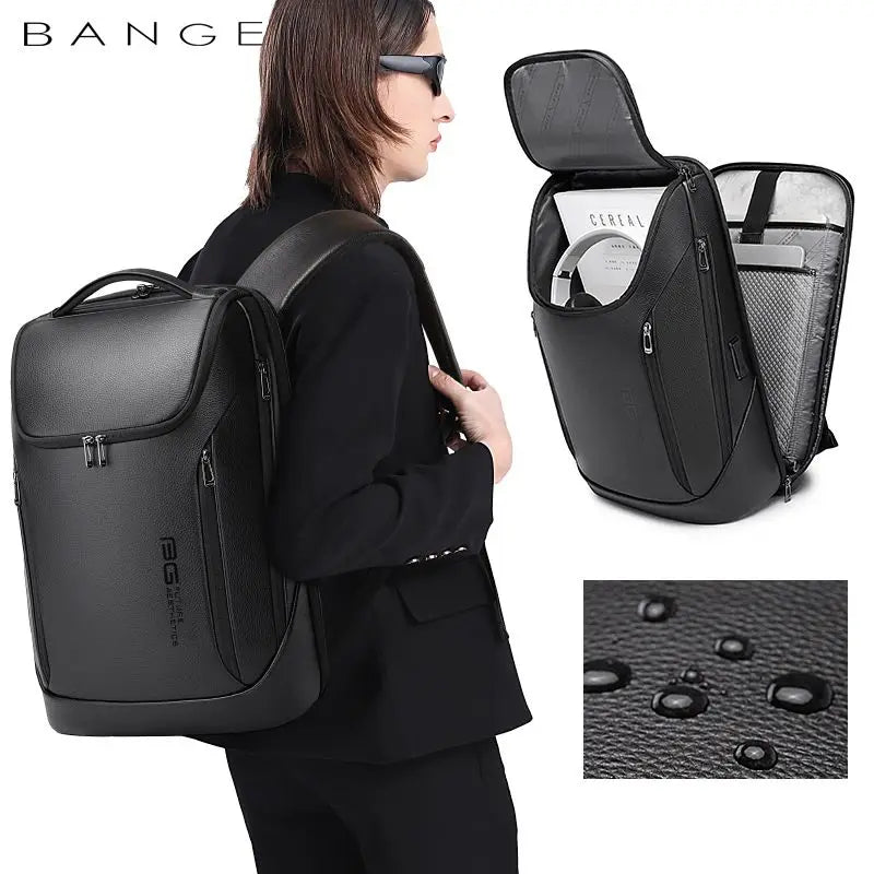 BANGE  17 Computer Bag  Anti Theft Waterproof Laptop BackpackTravel Business Hiking Backpacks School Back Pack Mochila For Men