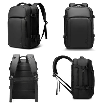 BANGE 2023 Large Capacity Travel Backpack Men 15.6 inch Laptop Backpack Fashion Travel FAA Flight Approved Outdoor Bag for Men