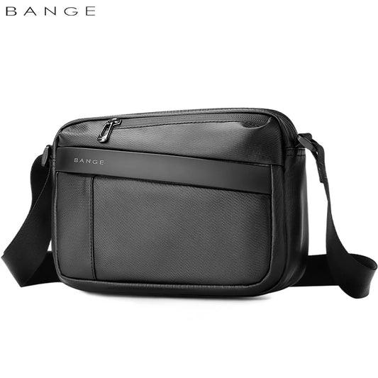 BANGE 2023 Men's Shoulder Bags Nylon Business Man Bags 8.6" Briefcase Canvas Crossbody Bags Small Waterproof Bag Male Fashion