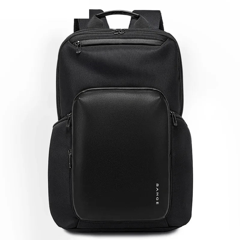 BANGE 2024 New Backpack Men Business Large Fashion Backpack School Expandable USB Bag Capacity15.6 Laptop Backpack Waterproof