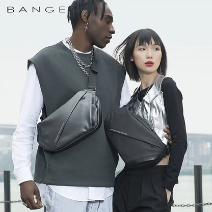 BANGE 9.7 inch iPad Chest Bag New Design Shoulder Messenger Bags Waterproof Anti-stain Anti-theft Big Capacity Short Trip Pack