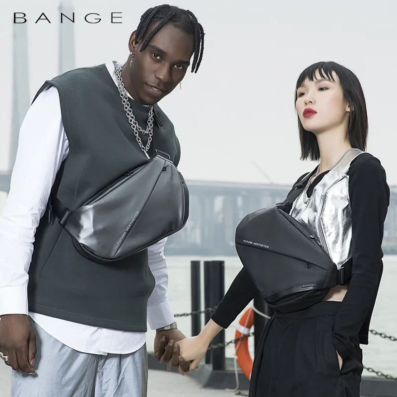 BANGE 9.7 inch iPad Chest Bag New Design Shoulder Messenger Bags Waterproof Anti-stain Anti-theft Big Capacity Short Trip Pack