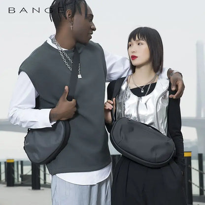 BANGE  Anti-theft Multifunction Crossbody Bag Shoulder Messenger Bags Male Waterproof Short Trip Chest Bag Pack for Women