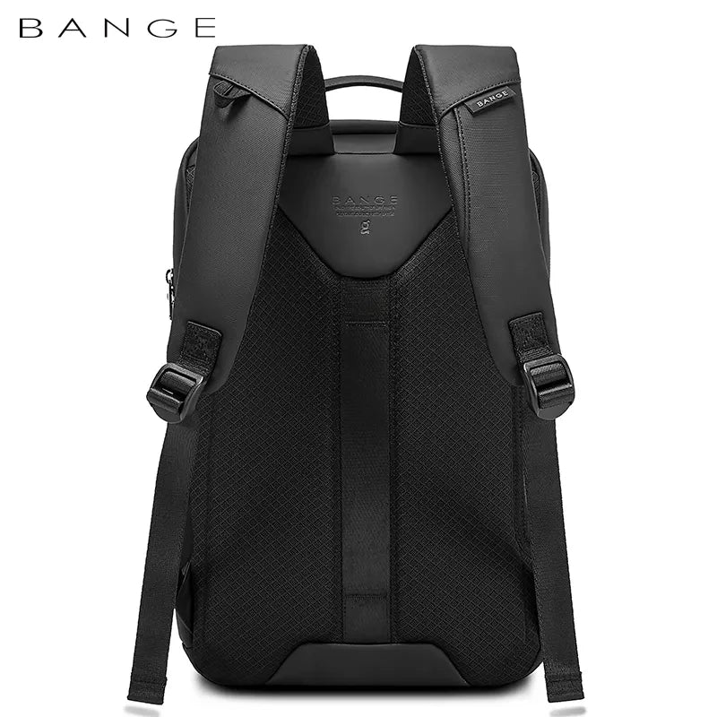 BANGE Backpack 47x30x12 cabin Men's Backpack Large Capacity Simple Style Backpack Surface Waterproof with USB Charging Port