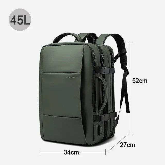 BANGE  Backpack Travel Waterproof 17.3 in Laptop Backpack Man Large Capacity Hiking Travel Bag Male Backpacks Women