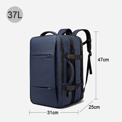 BANGE  Backpack Travel Waterproof 17.3 in Laptop Backpack Man Large Capacity Hiking Travel Bag Male Backpacks Women