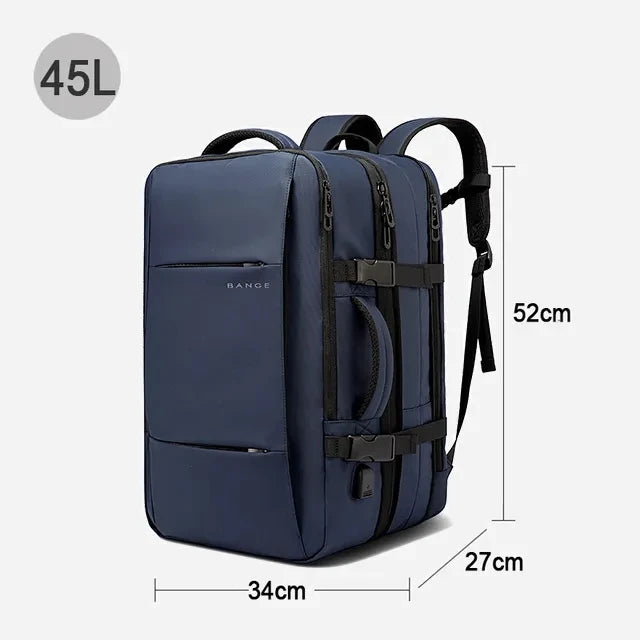 BANGE  Backpack Travel Waterproof 17.3 in Laptop Backpack Man Large Capacity Hiking Travel Bag Male Backpacks Women