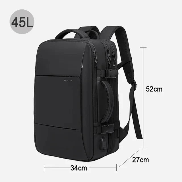 BANGE  Backpack Travel Waterproof 17.3 in Laptop Backpack Man Large Capacity Hiking Travel Bag Male Backpacks Women
