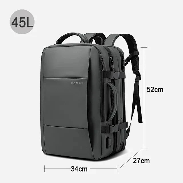 BANGE  Backpack Travel Waterproof 17.3 in Laptop Backpack Man Large Capacity Hiking Travel Bag Male Backpacks Women