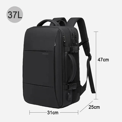 BANGE  Backpack Travel Waterproof 17.3 in Laptop Backpack Man Large Capacity Hiking Travel Bag Male Backpacks Women