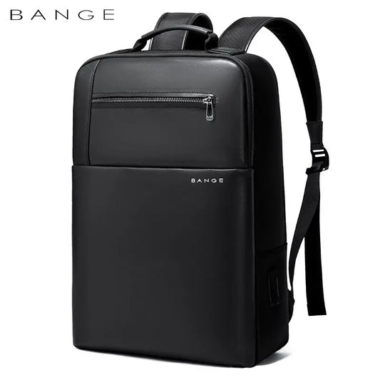 BANGE  Business Backpack Men Fashion 15.6 in Laptop Backpack Work Man Bag Unisex Black Male Backpack Mochila Waterproof