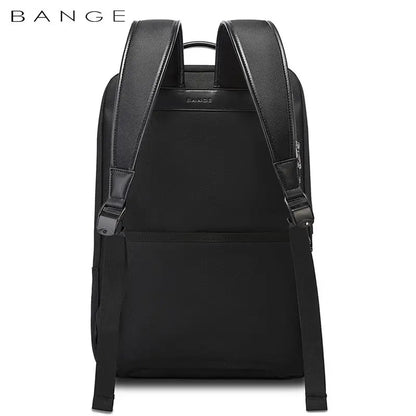 BANGE Business Backpack Men Fashion 15.6 in Laptop Backpack Work Man Bag Unisex Black Male Backpack Mochila Waterproof