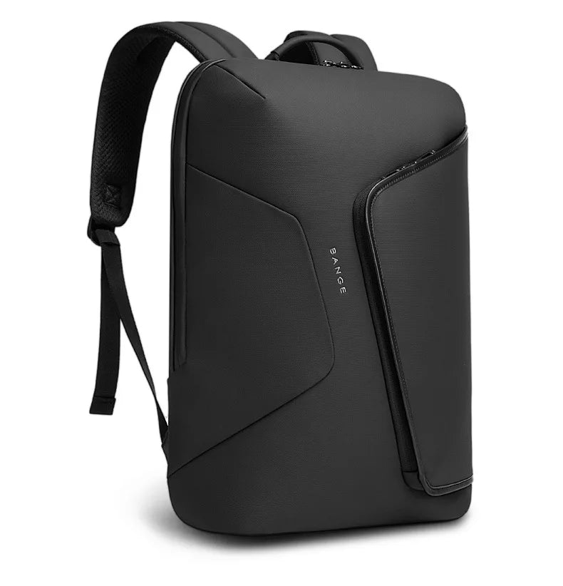 BANGE  Business Backpack with External USB Port Anti Splashing Water Travel Backpack