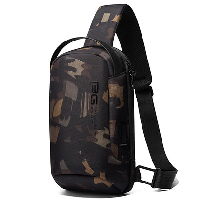BANGE Chest Bag Men Multifunction Crossbody Bag Male Shoulder Messenger Bags Male Waterproof Short Trip Pack