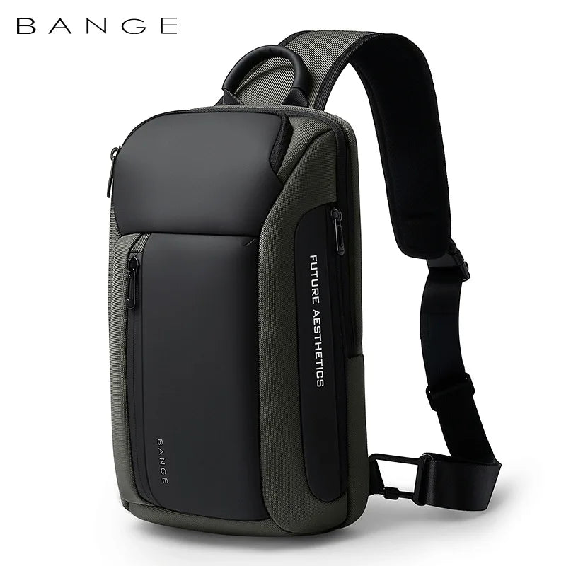 BANGE Chest Oxford Trendy Waterproof Chest Bag Six Trend Colors Fashion Items, Large Capacity Memory for Both Men and Women