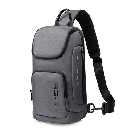 BANGE Crossbody Bag For Men Portable Waterproof Shoulder Messenger Bags Male Travel Short Trip Chest Bag Fit For 9.7 Inch iPad
