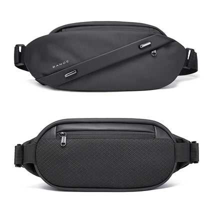 BANGE Crossbody Bag Men Big Capacity Waterproof Multifunction Shoulder Bag Male Sling Chest Bags For Waist Belt Matching