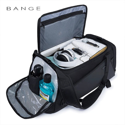 BANGE Gym bag  Backpack Shoes Backpack Waterproof Travel Sports Fitness Bags For Women Teenagers School Bagpack Rucksack