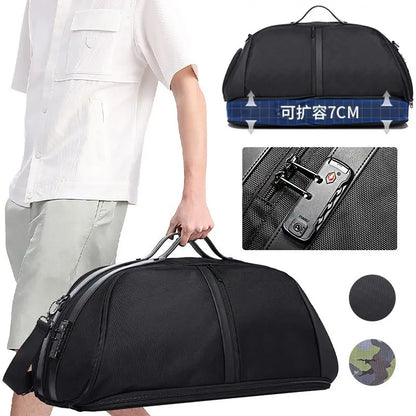 BANGE Gym bag for Men Suitcase Multifunction Backpack Large Waterproof Anti-stain Men Duffle Bag Travel Hand Luggage Bags New