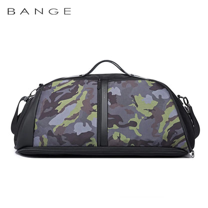 BANGE Gym bag for Men Suitcase Multifunction Backpack Large Waterproof Anti-stain Men Duffle Bag Travel Hand Luggage Bags New