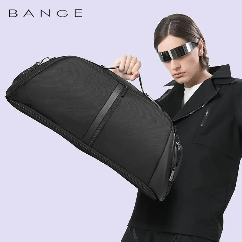 BANGE Gym bag for Men Suitcase Multifunction Backpack Large Waterproof Anti-stain Men Duffle Bag Travel Hand Luggage Bags New