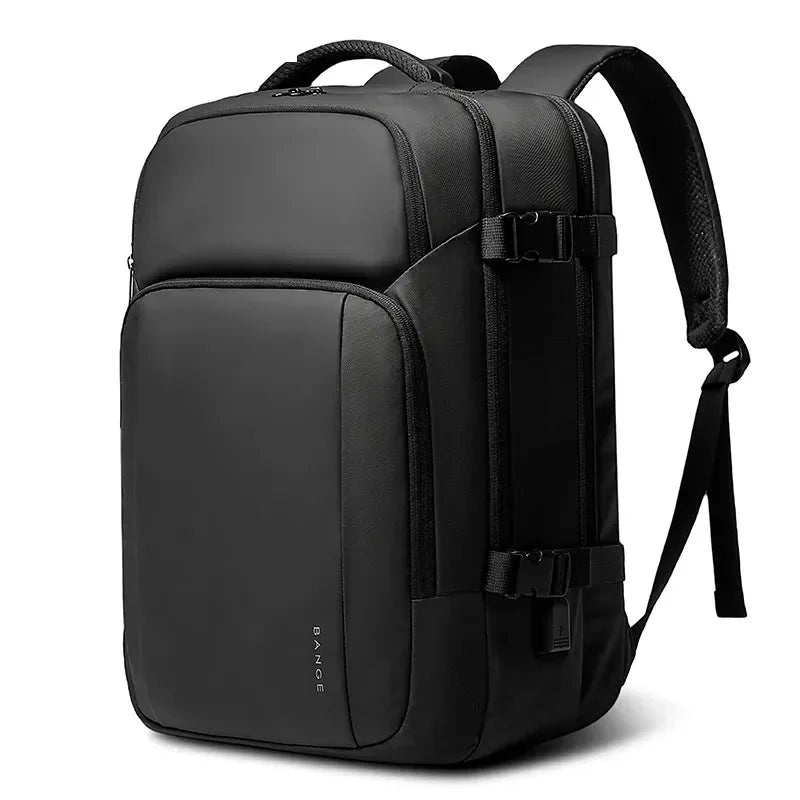 BANGE Large Capacity USB Rechargable Travel Backpacks Men 15.6 inch Laptop Backpack Waterproof Outdoor Bag for Male