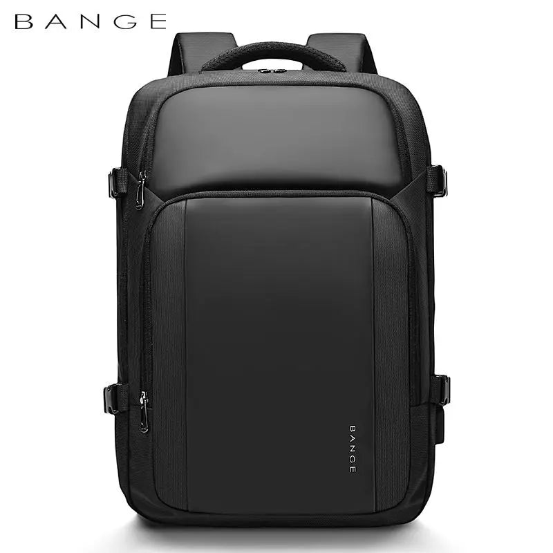 BANGE Large Capacity USB Rechargable Travel Backpacks Men 15.6 inch Laptop Backpack Waterproof Outdoor Bag for Male