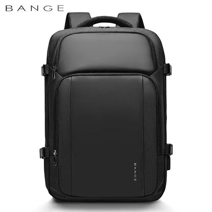 BANGE Large Capacity USB Rechargable Travel Backpacks Men 15.6 inch Laptop Backpack Waterproof Outdoor Bag for Male