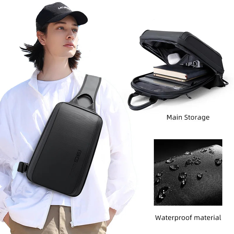 BANGE Luxury bag  Men's Cross Body Bag Chest Pack Casual Shoulder Bag Woman Large Capacity Sling Travel Bags