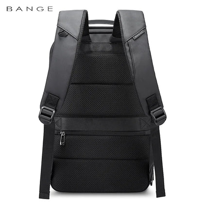 BANGE Men Backpack Anti theft Waterproof Laptop Bag 15.6 Inch Daily Work Business Backpack School anti-theft messenger sling